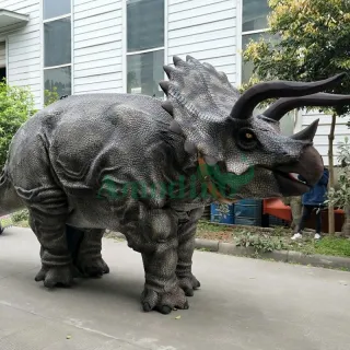 Realistisches Triceratops-Kostüm Dinosaurier-Kostüm