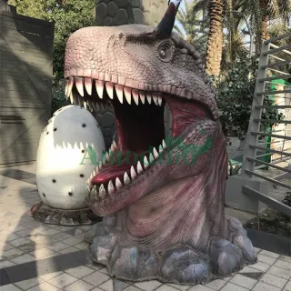 Dinosaur Park Simulation Carnotaurus Head