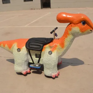 realistic coin-operated dinosaur ride cute ride