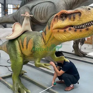 Tyrannosaurus rex dinosaur car for playground