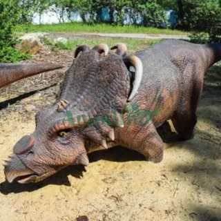 Animatronic Pachyrhinosaurus Dinosaur