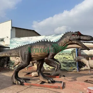 Animatronic Allosaurus for Jurassic Park
