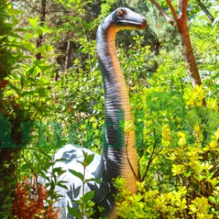 Life Size Simulation Diplodocus Model for Exhibition