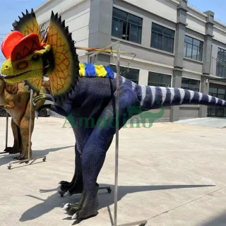 Realistic Dilophosaurus Dinosaur Costume for Show