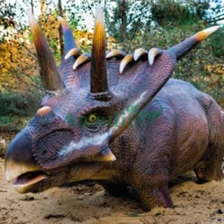 High Quality Simulation Kosmoceratops for Dinosaur land