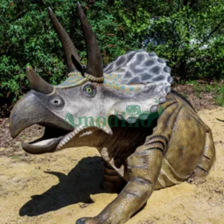 High Quality Simulation Triceratops for Dinosaur land