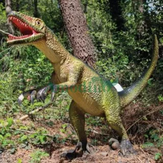 High Quality Simulation Variraptor for Dinosaur land