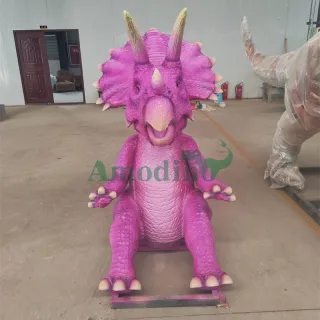 Customized Simulation Triceratops for Exhibition