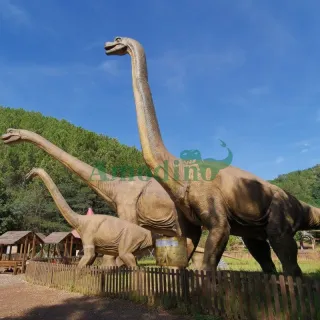 Animatronic Standing Brachiosaurus for Jurassic Park