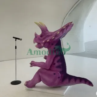 Customized AnimatronicTriceratops for Show