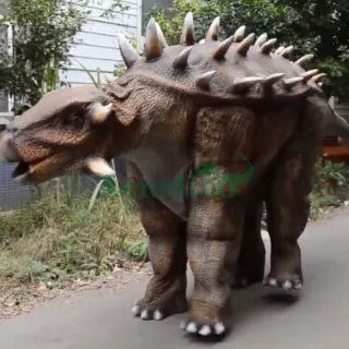 Double Ankylosaurus Costume for Dino Event