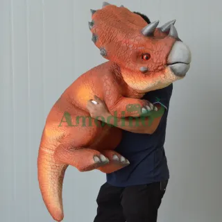 Animatronic Baby Triceratops for Dinosaur Show