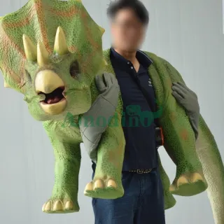 Triceratops customizable large puppet