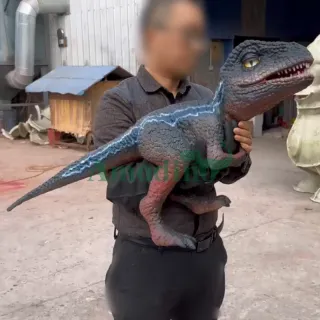 High quality animatronic raptor puppet for party
