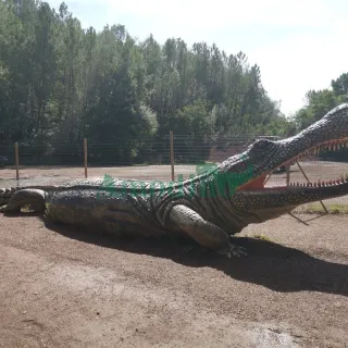High quality animatronic crocodile for park