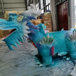 animatronic dragon rides for dino park