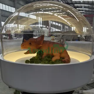 High-quality Animatronic Triceratops Baby Dino Incubators