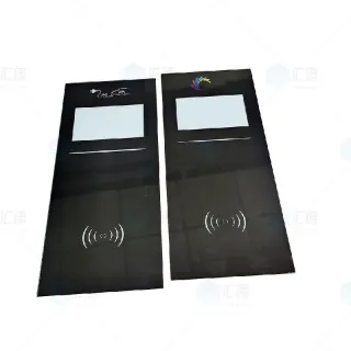 Silk Printed Tempered Glass Smart Control Panel for Smart Charging Piles Touch Screen