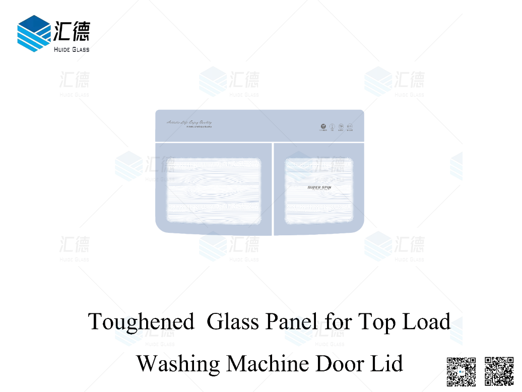 Twin Washing Machine Top Load Cover Glass Tempered Fabricating Factory
