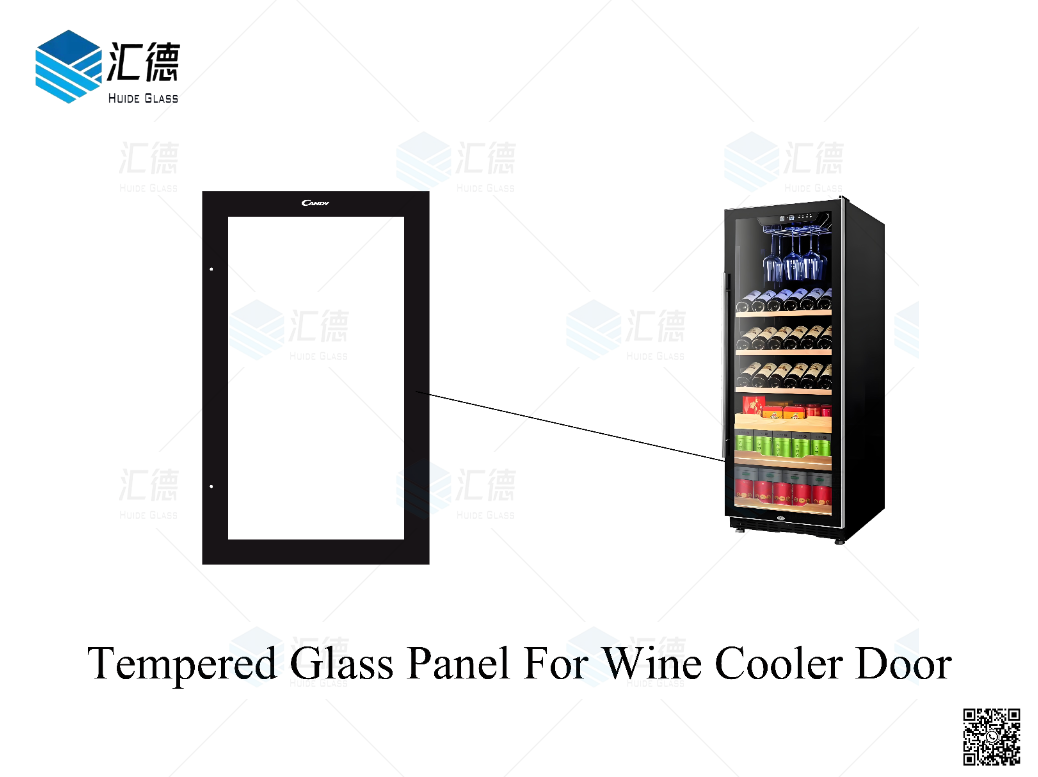 Supplying 3.2mm Toughened Glass Panel For Wine Fridge Door