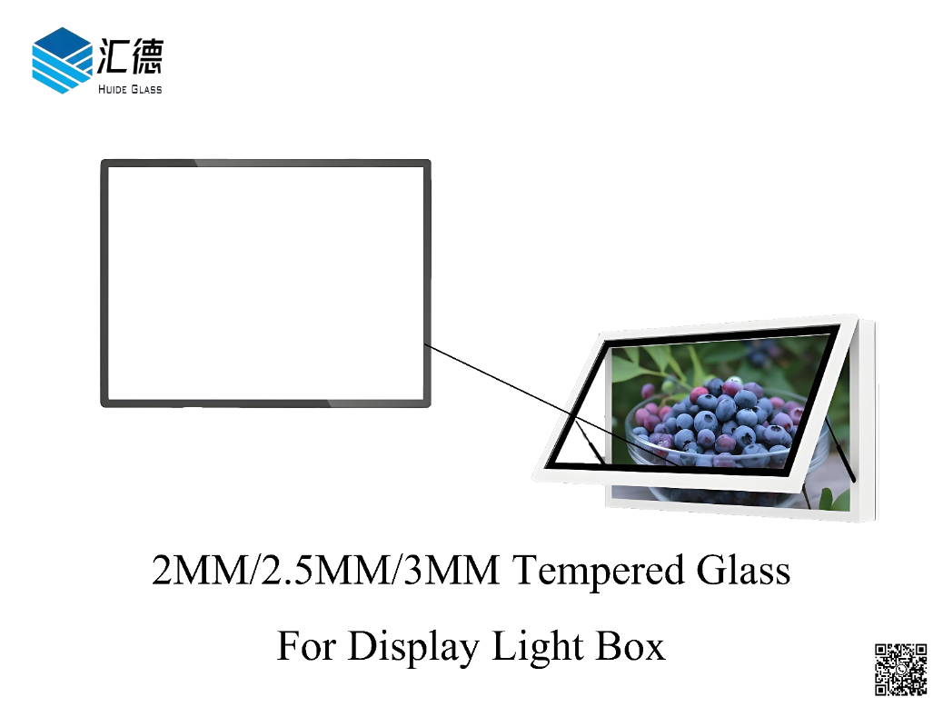 2.5mm Tempered Glass For Advertising Light Box