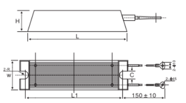 Big Power Aluminium Case Wirewound Resistors