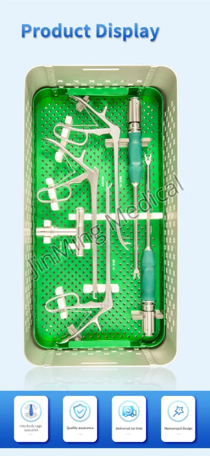 PEEK T-PAL Spacer Spinal Fixation Orthopaedic Instrument Set