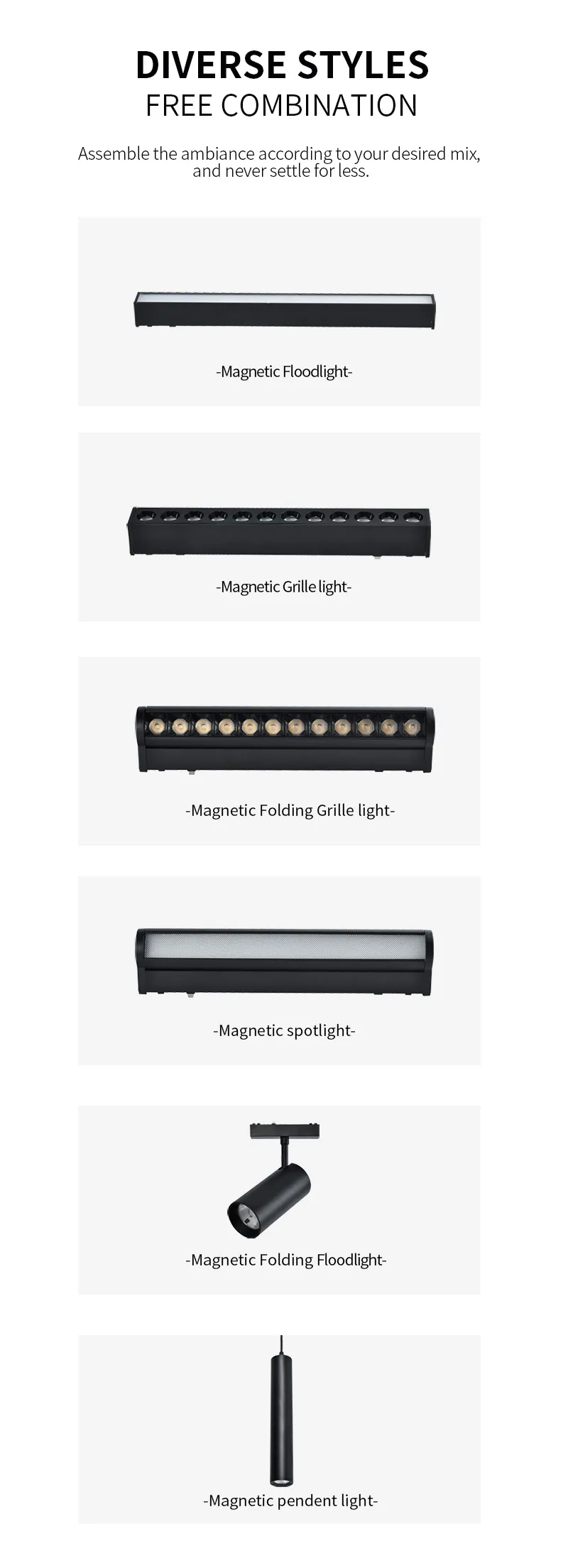 Magnetic Track light