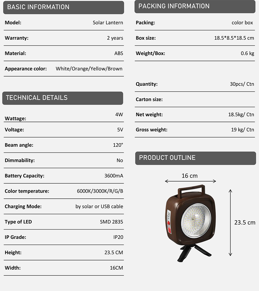 Portable LED Solar Light