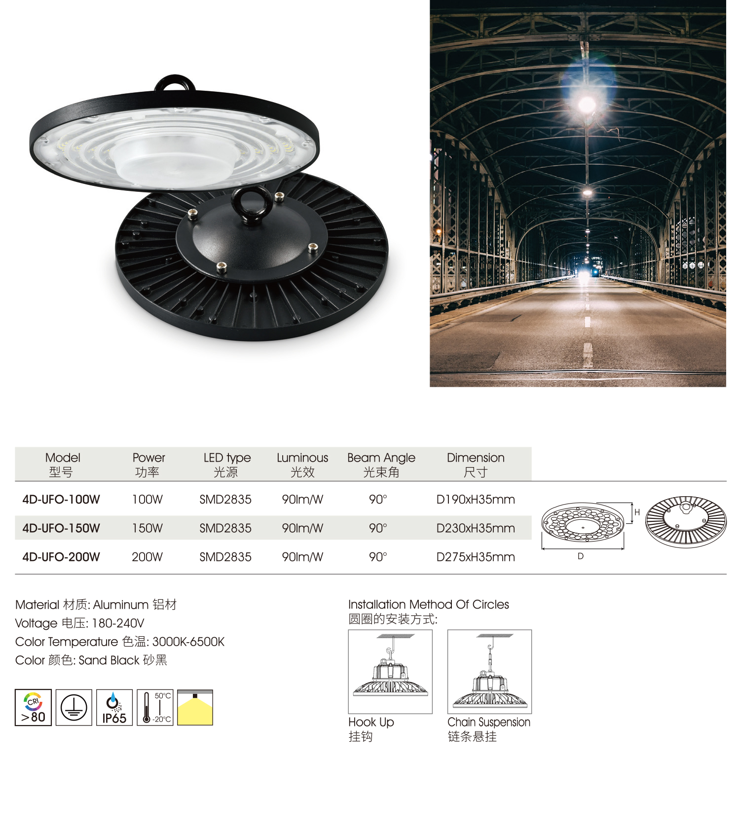 LED High Bay Light -   HB02