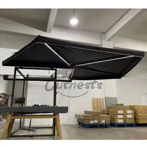 2m and 2.5m Free Standing Polyester Cotton Foxwing Awning