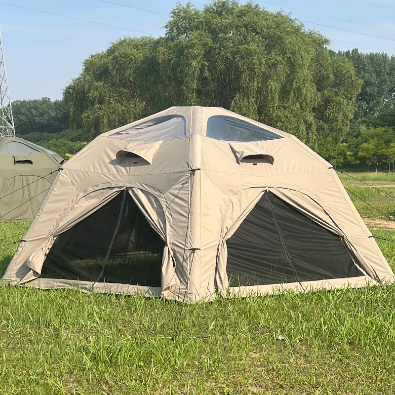 Inflatable tent ball type