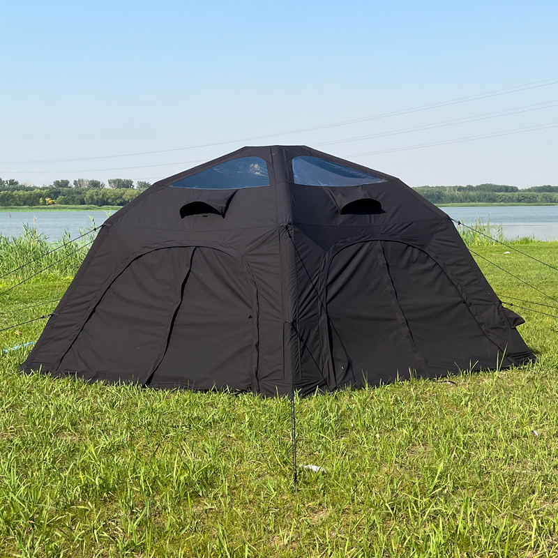 Inflatable tent ball type