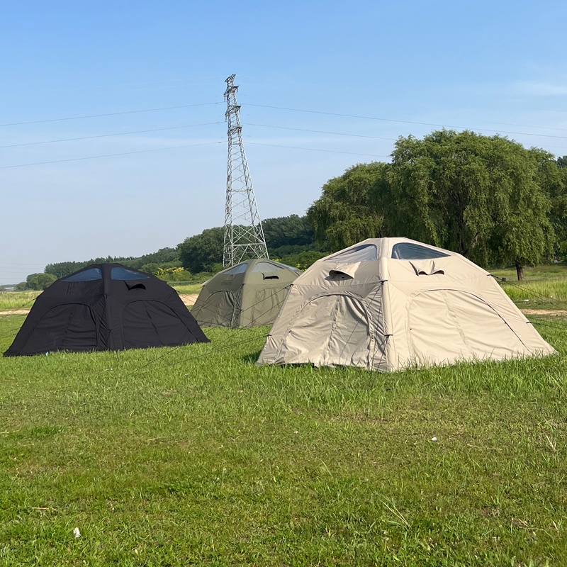 Inflatable tent ball type