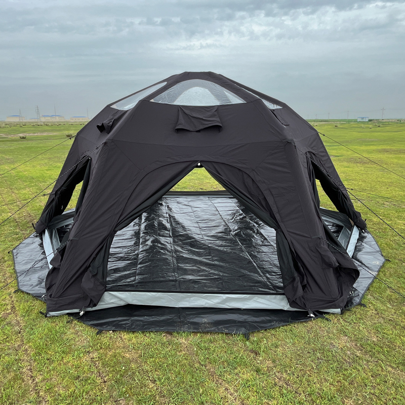 Inflatable tent ball type