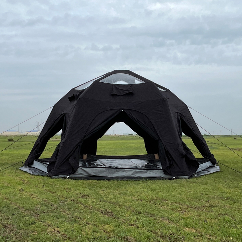 Inflatable tent ball type