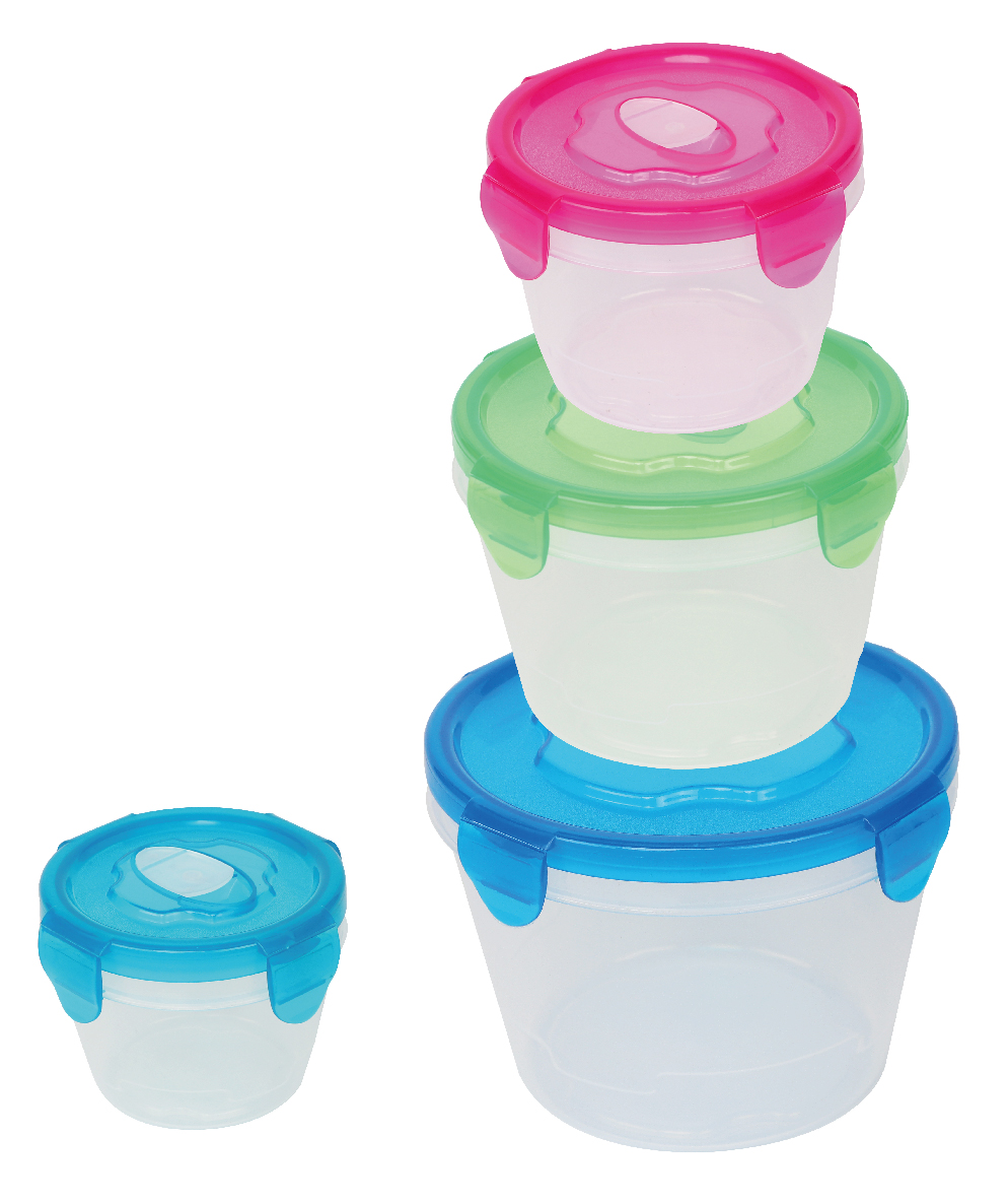 AP-2032-14R 8PK Round Food Storage Container Set