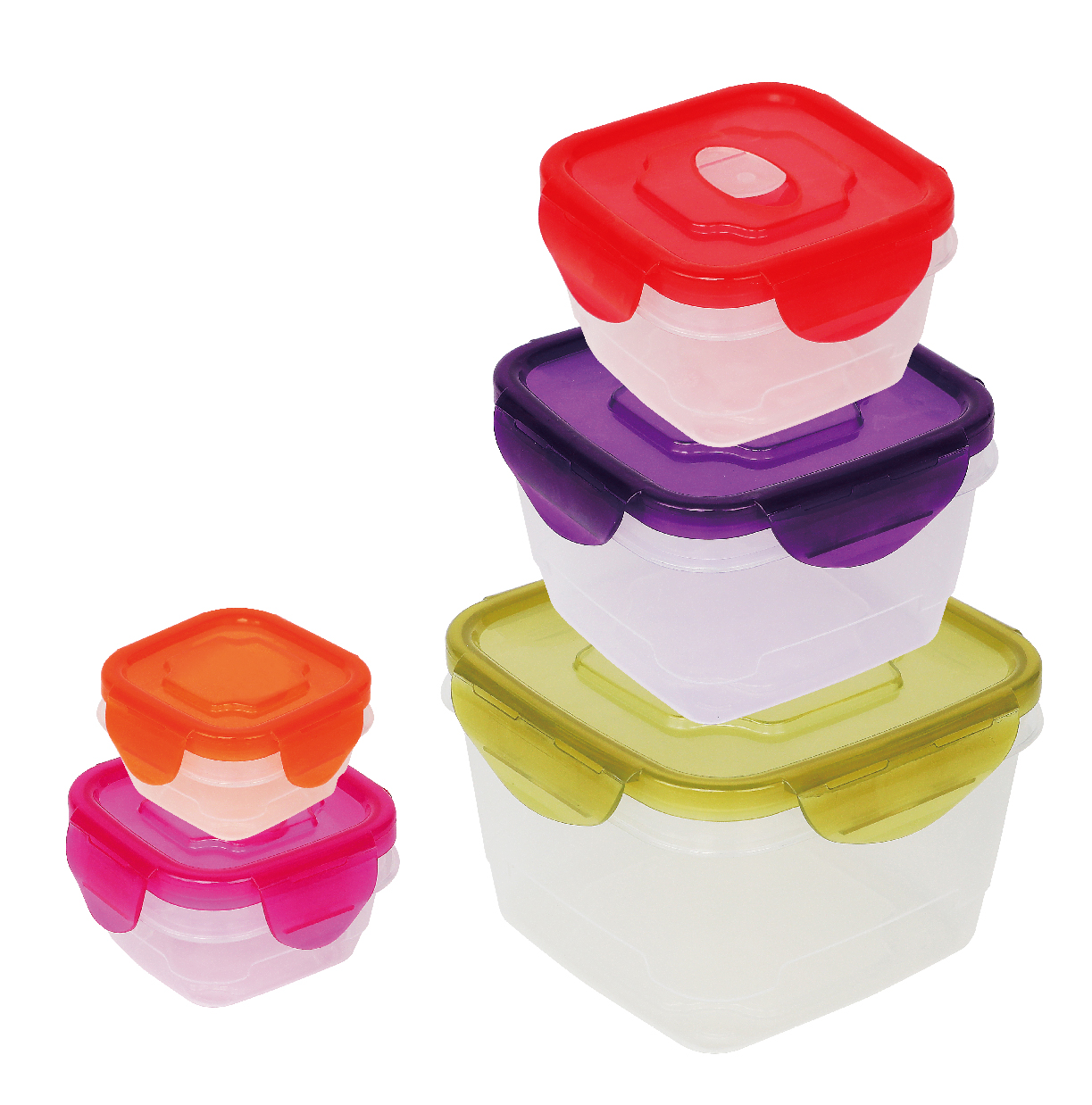 AP-2031-15S 10PK Square Food Storage  Container Set