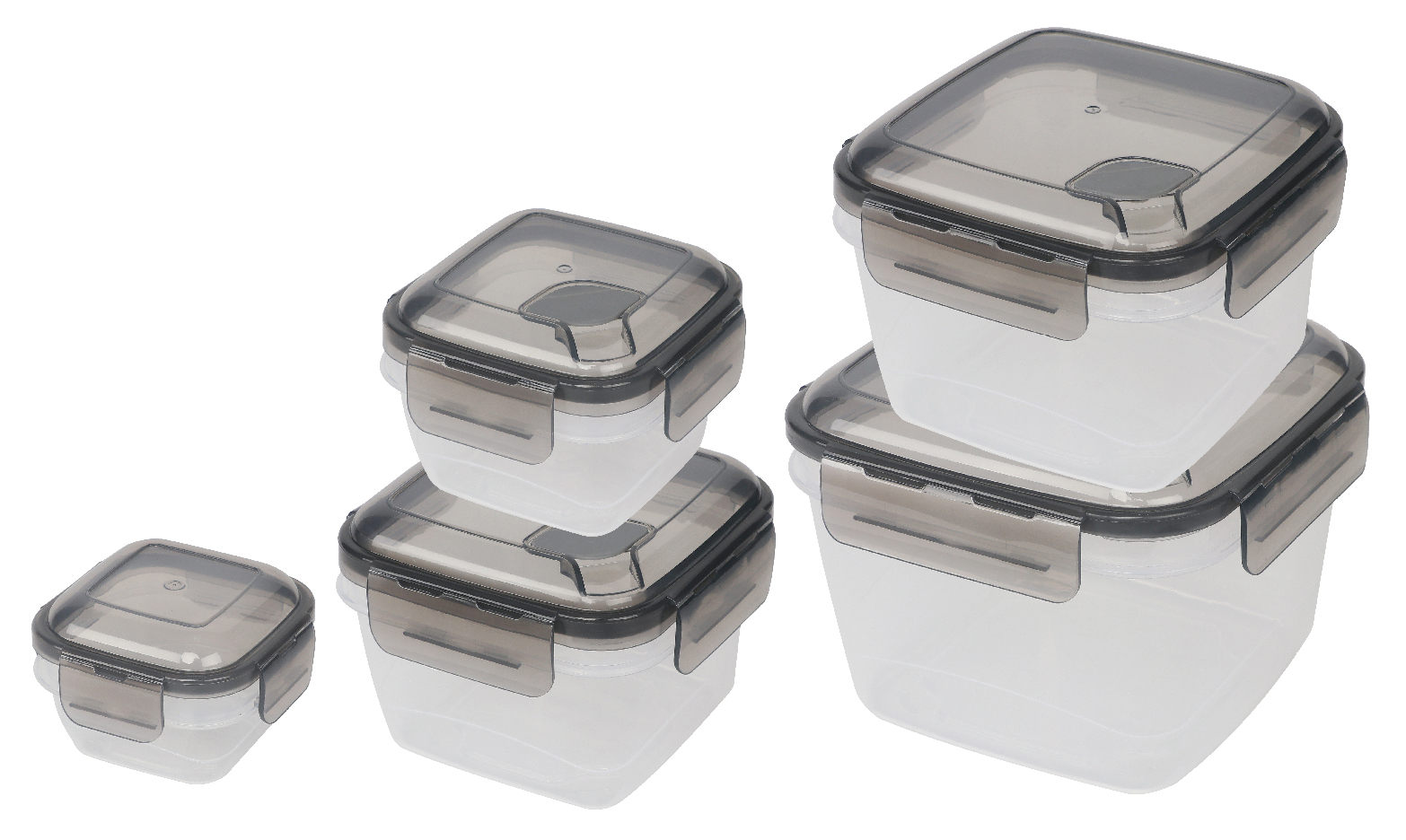 AP-7093-15S 10PK Square Food Container Set