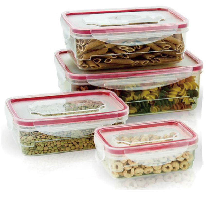 AP-35104R 8PK Food Storage Container Set