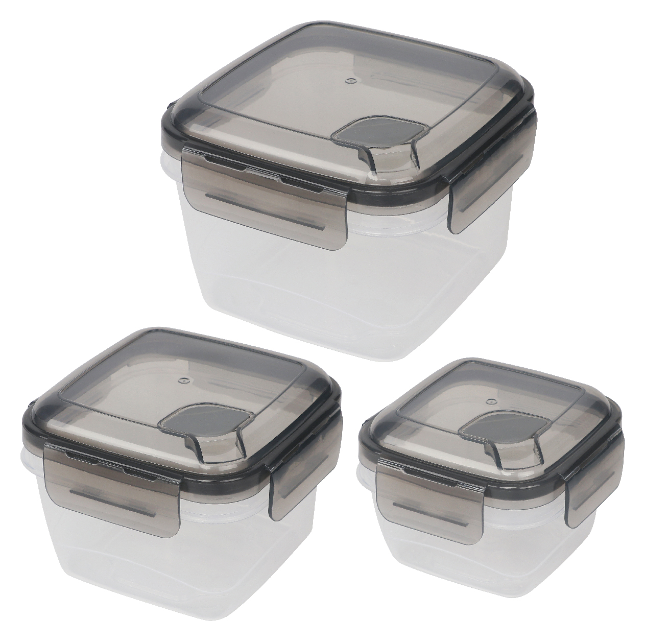 AP-7093-13S 6PK Square Food Container  With Vent