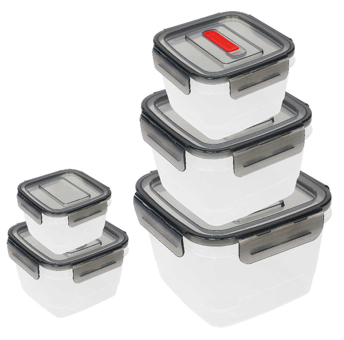 AP-7091-15 10PK Square Food  Storage Container Set