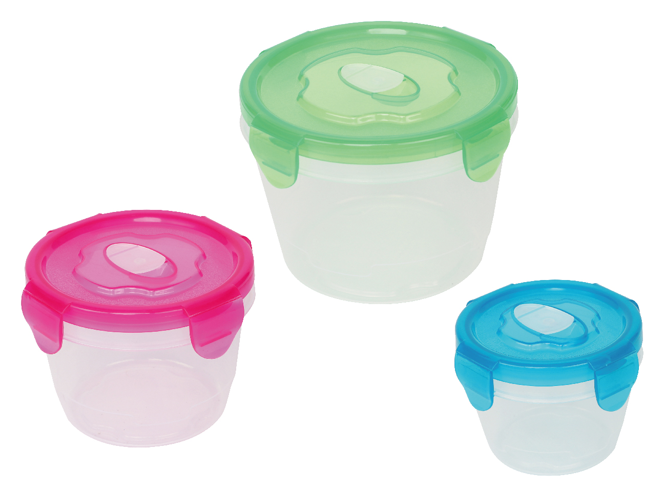 AP-2032-13R 6PK Round Food Storage  Container Set