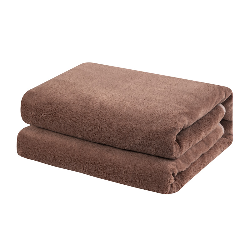 Double Sided Soft Flannel Fleece Electric Heated Throw