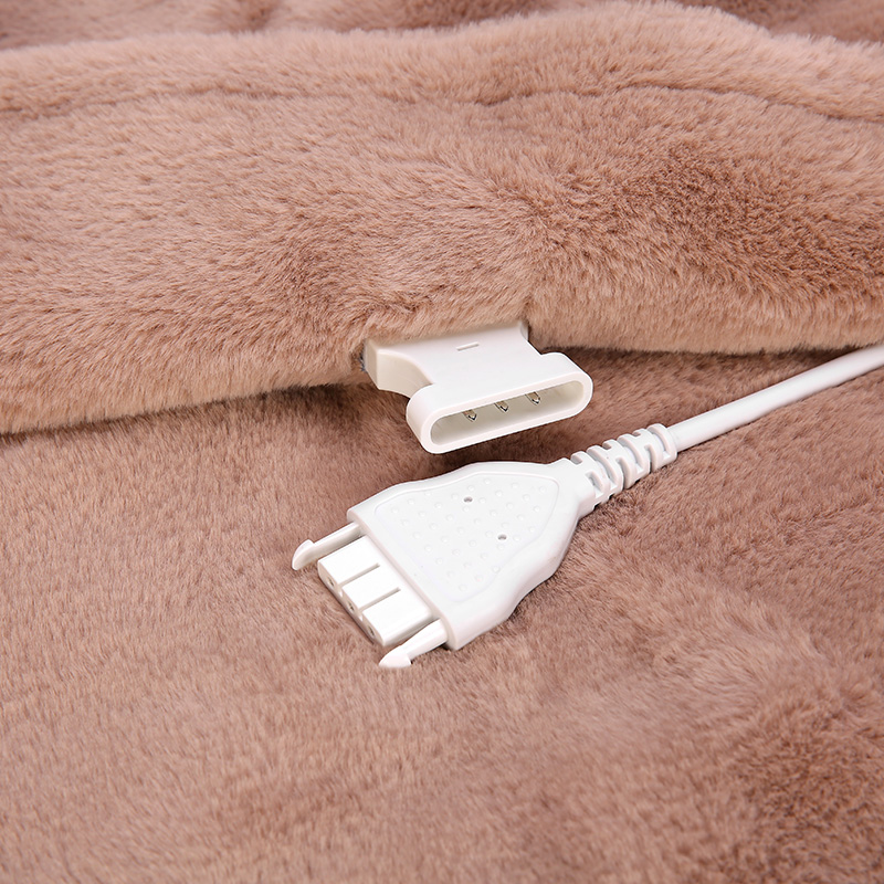 Faux Fur Luxurious Electric Heated Throw Blanket Soft and Fluffy Blankets