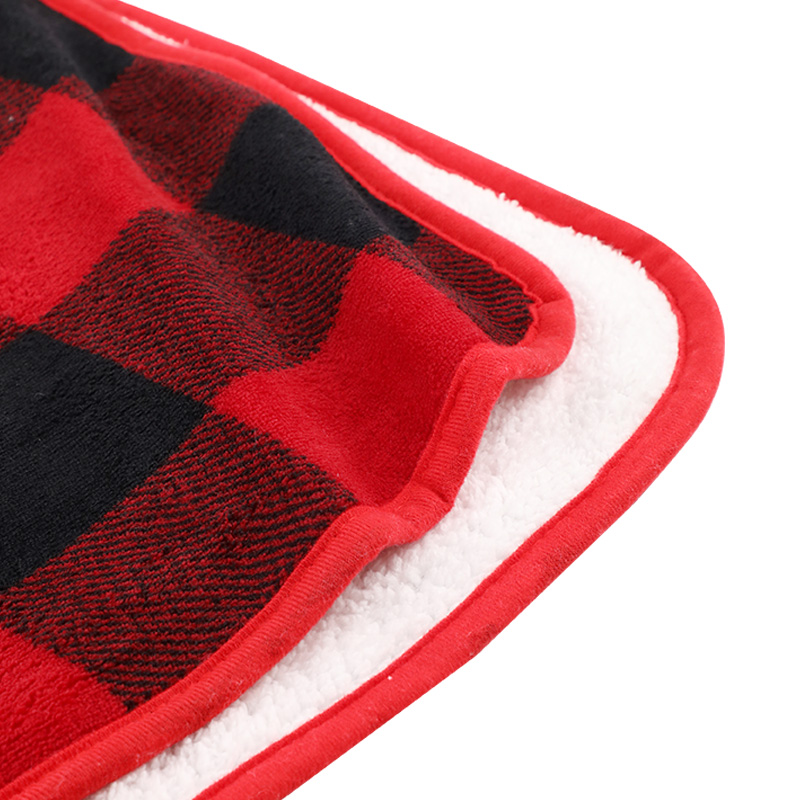 Electric Heated Throw Blanket, Plaid Heating Throws, Cute Plush Blankets CE/GS/RoHS/REACH Certified, Machine Washable