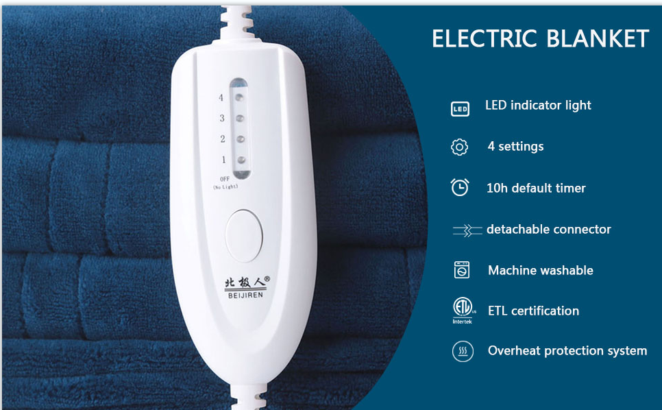 Controller for the Heating Throw Blanket with 4 Heat Settings, 10h Timer Function