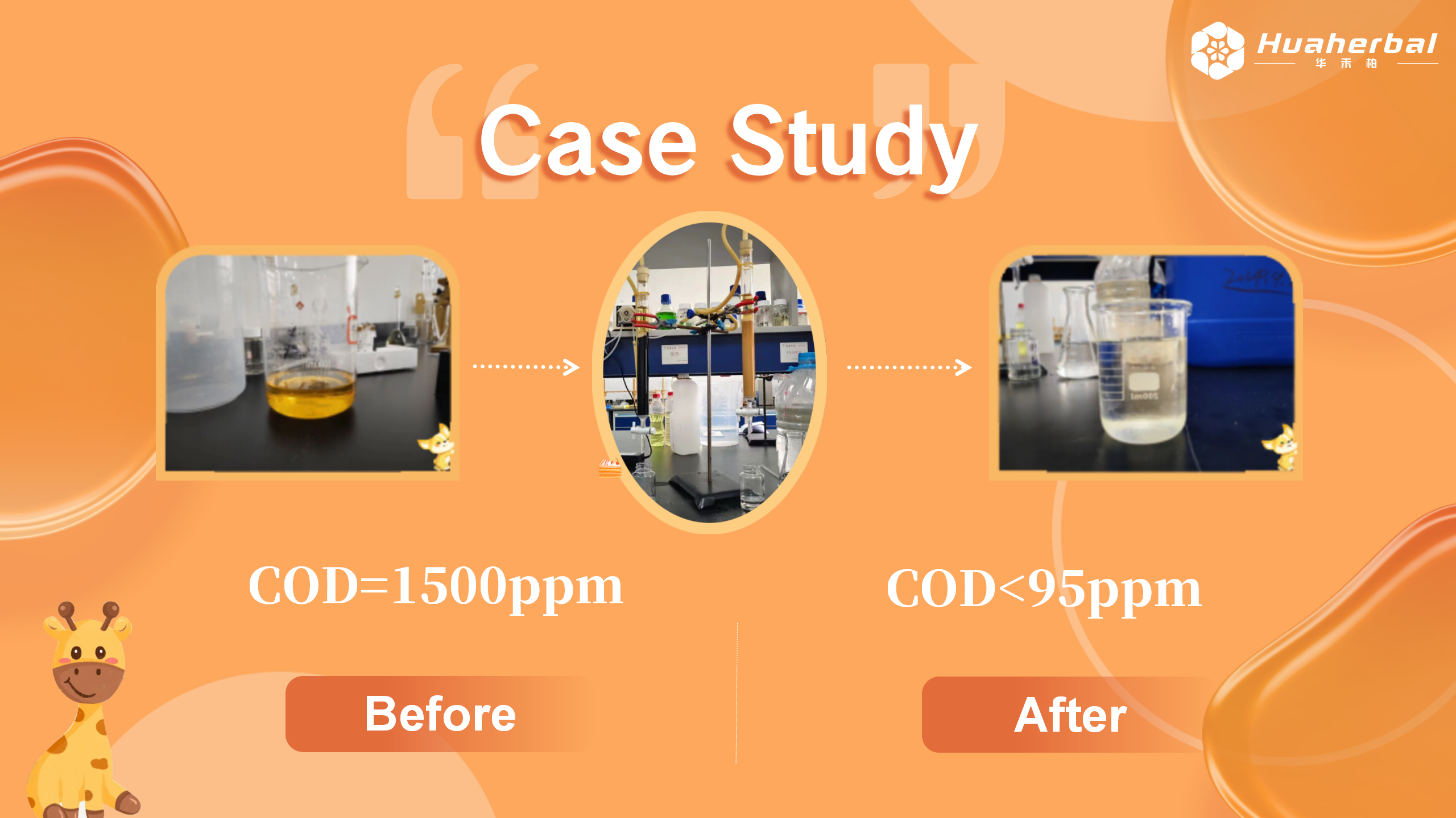 Wastewater treatment for COD  decreasing & decolorization