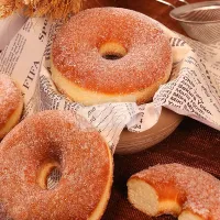Quick-Frozen 50g Original Donut (Contains Powdered Sugar)