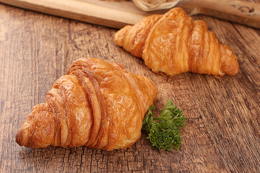 Croissant With Egg Yolk Filling